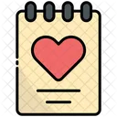 Notepad Love Favorite Icon