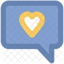 Love Chat Heart Icon