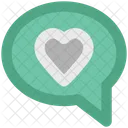 Love Chat Speech Icon