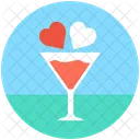 Love Cocktail Drink Icon