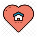 Love Home Heart Icon