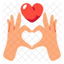 Love Hearth Hand Icon