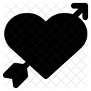 Love Arrow Heart Icon