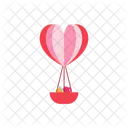 Love Air Balloon Valentines Day Valentine Icon