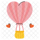 Balloon Air Heart Icon