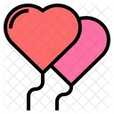 Balloon Heart Love Icon