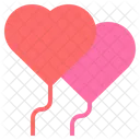 Balloon Heart Love Icon
