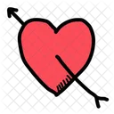 Love And Romance Heart Valentines Day Icon
