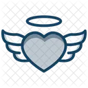 Heart Wing Flying Heart Angel Heart Icon