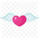 Love Heart Angel Icon
