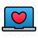 Love App Laptop Love Icon