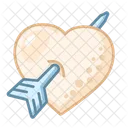 Pearl Heart Target Valentine Love Icon