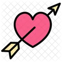 Love Arrow Love Heart Icon