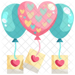 Love Balloon  Icon