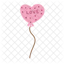 Love Balloon Valentine Love Icon