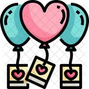 Love Balloon Balloon Love Icon
