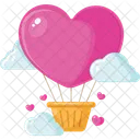 Love Heart Balloon Icon