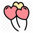 Love balloon  Icon