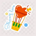 Burst Balloon Love Balloon Popping Balloon Icon