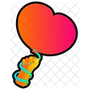 Gradient Romantic Love Icon For Valentines Day Wedding Dating Birthday Icon