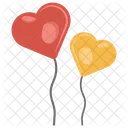 Love Balloons Bunch Of Balloons Wedding Decoration Icon