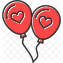 Love Balloons Balloons Celebration Icon