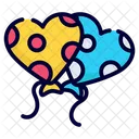 Love Balloons Love Valentine Balloons Icon