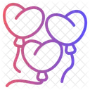 Love Balloons Balloon Party Icon