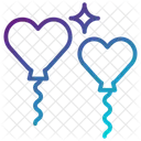 Love Balloons Valentine Valentine Gift Icon