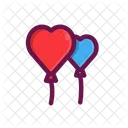 Valentine Icon In Filled Outline Version Icon