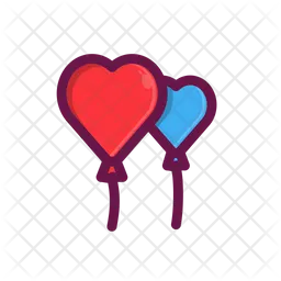 Love Balloons  Icon