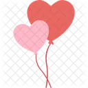 Love Baloon Valentine Balloon Valentine Day Icon