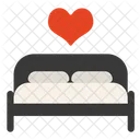 Love Bed Romentic Love Icon