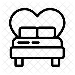 Love bed  Icon