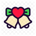 Bell Wedding Ribbon Icon