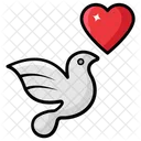 Love Bird Sparrow Fowl Icon