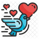 Love Bird Bird Lover Icon