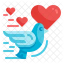 Love Bird Bird Lover Icon