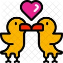 Love Birds Animal February Icon