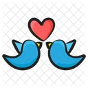 Love Birds Creature Pigeon Messenger Icon