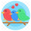 Birds Love Birds Creature Icon