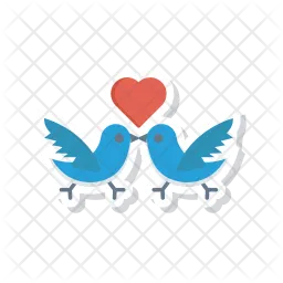 Love birds  Icon