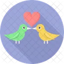 Love Birds Birds Love Icon
