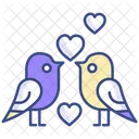 Love birds  Icon