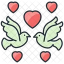 Love birds  Icon