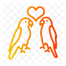 Love birds  Icon