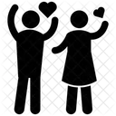 Couple Newlywed Lovers Icon