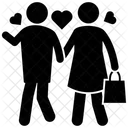 Couple Newlywed Lovers Icon