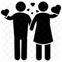 Couple Newlywed Lovers Icon