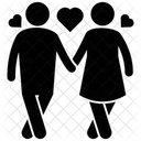 Couple Newlywed Lovers Icon
